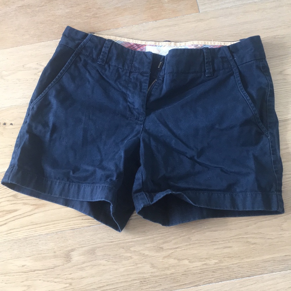 Navy blue j.crew shorts